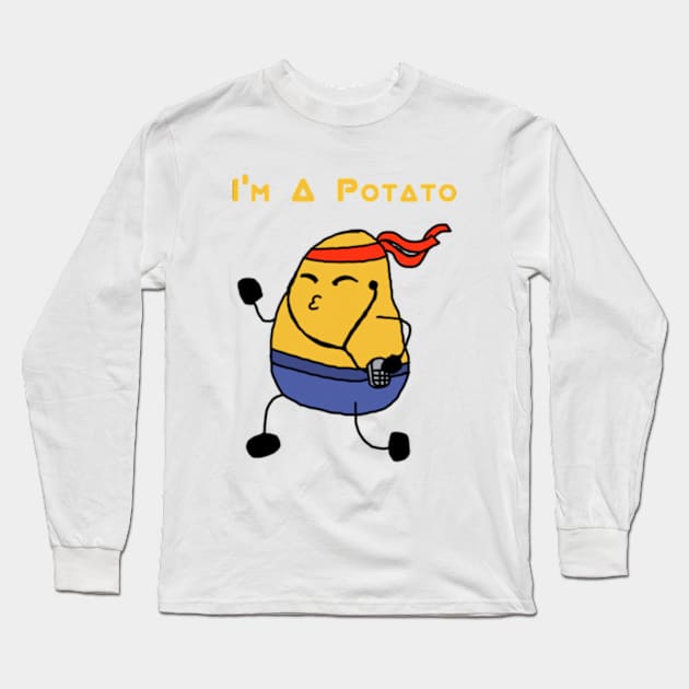 Potato. Long Sleeve T-Shirt by NOSTALGIA1'